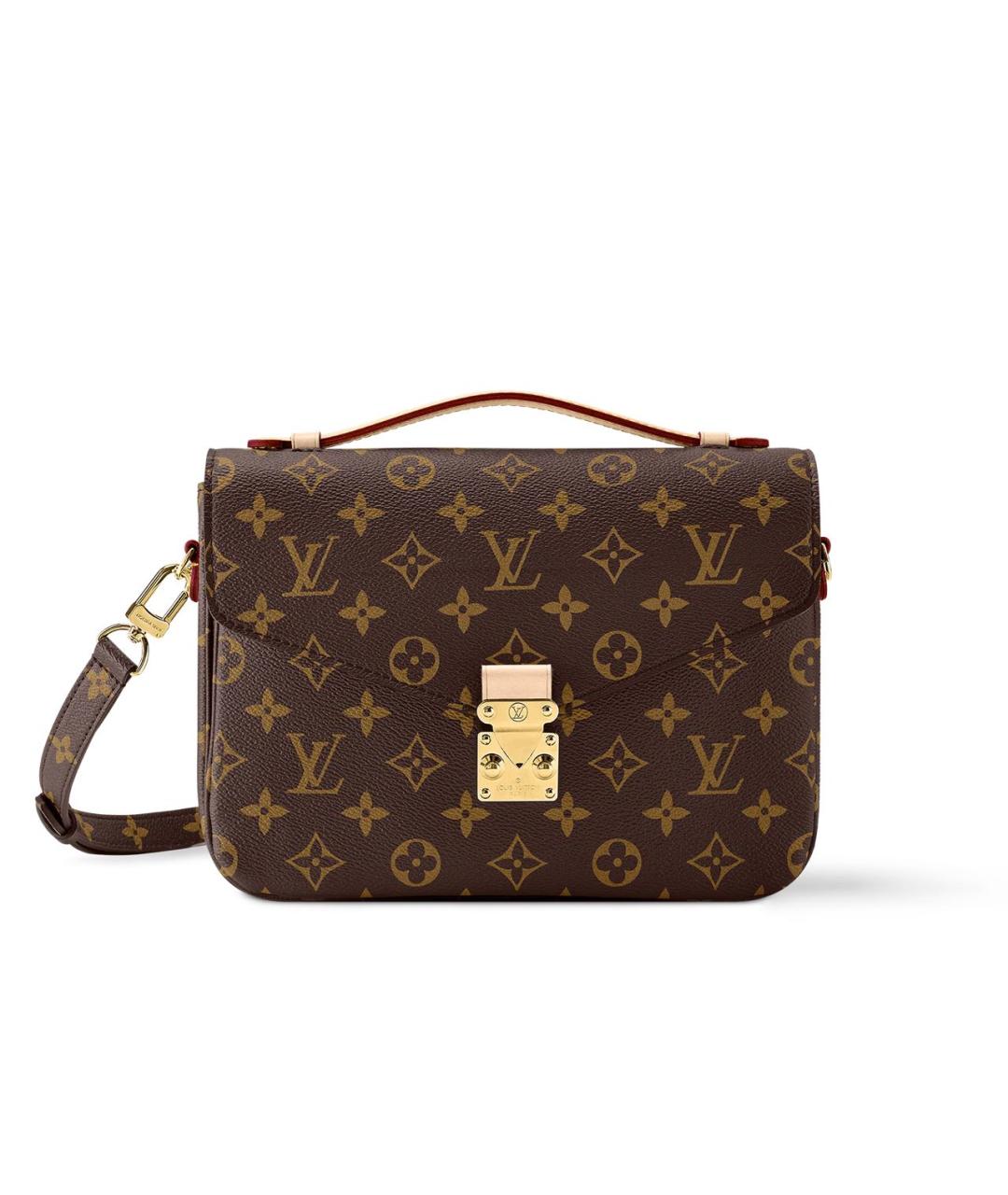 LOUIS VUITTON Коричневая сумка через плечо, фото 9