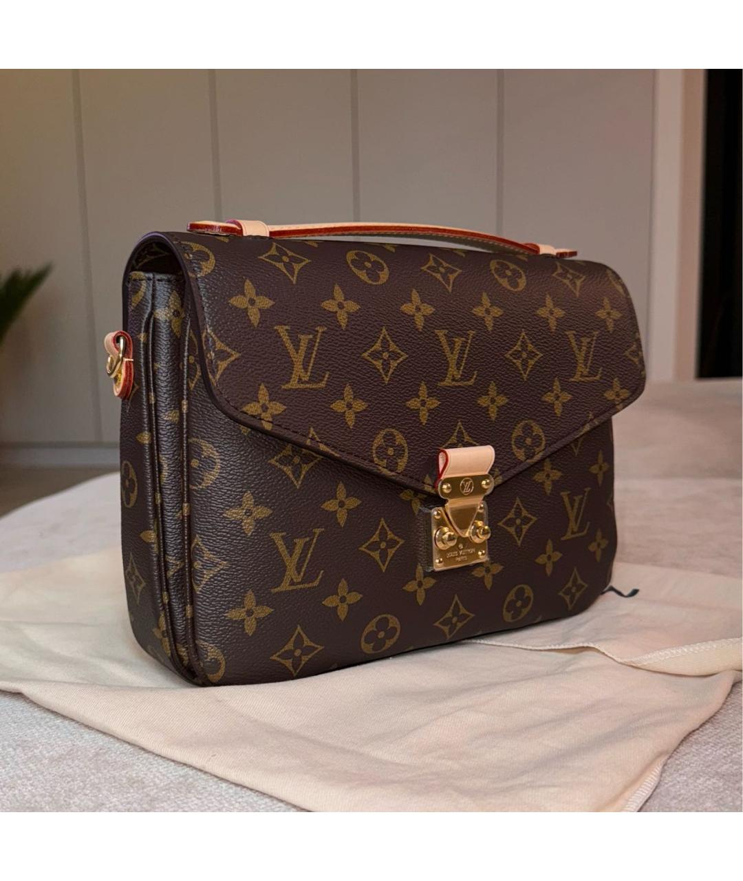 LOUIS VUITTON Коричневая сумка через плечо, фото 2