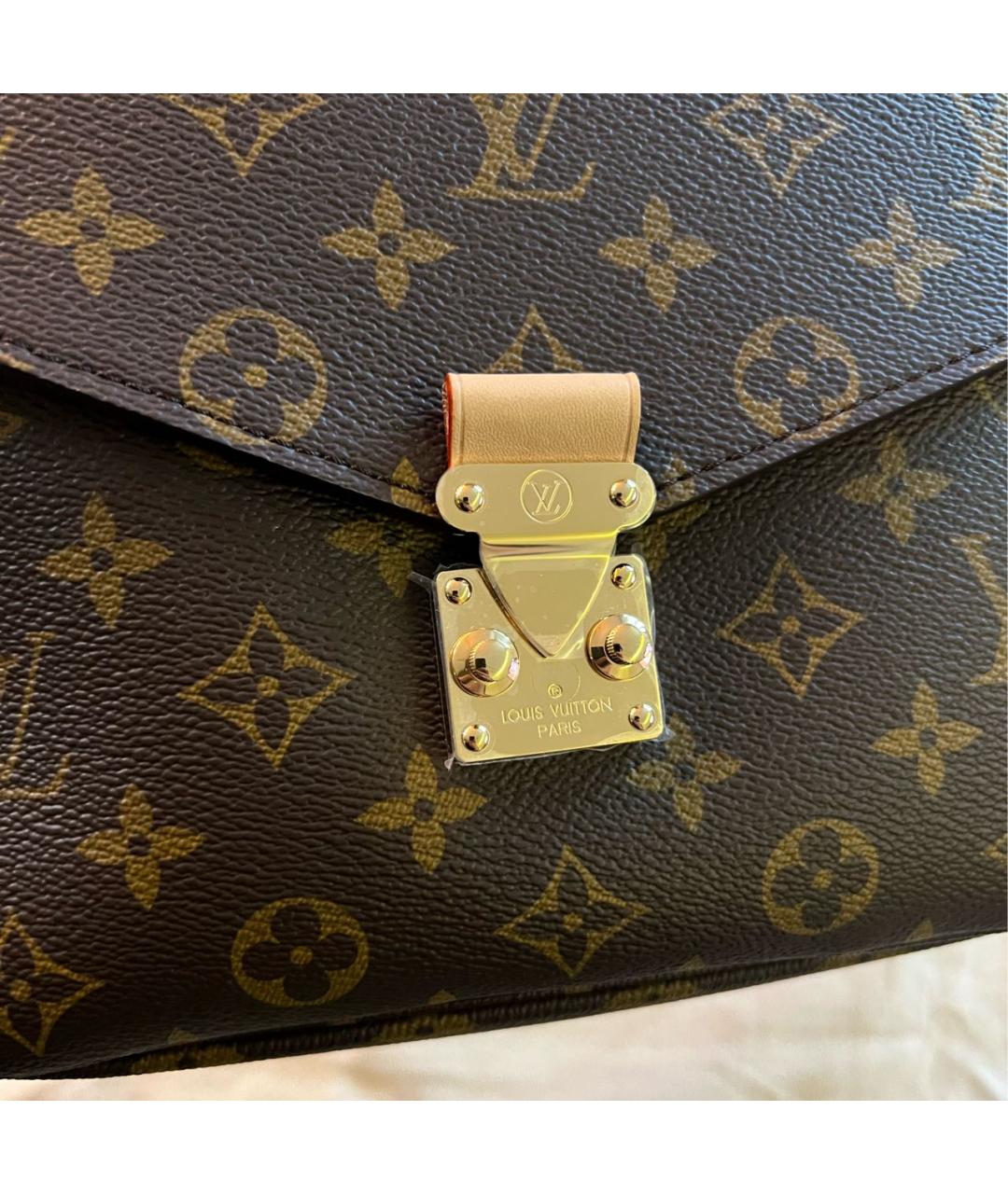 LOUIS VUITTON Коричневая сумка через плечо, фото 8