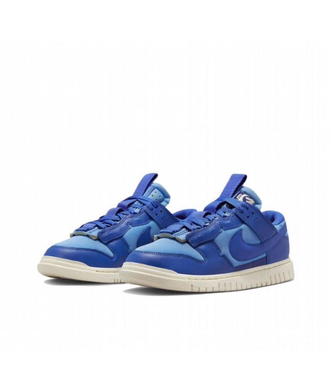 NIKE Синие текстильные низкие кроссовки / кеды, фото 2