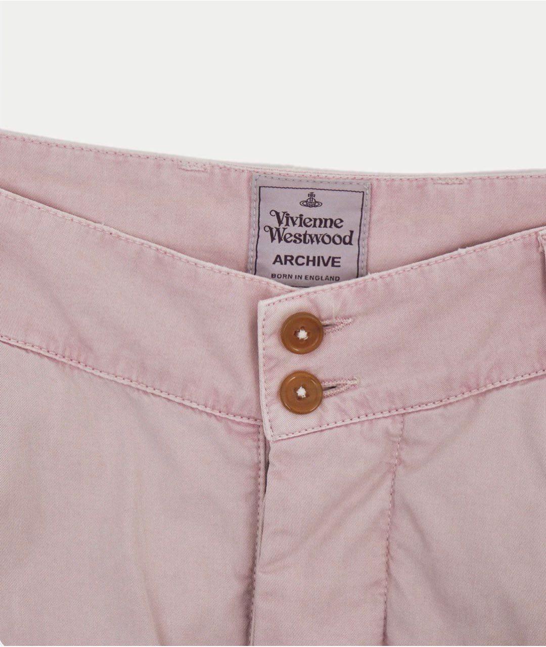 VIVIENNE WESTWOOD Розовые хлопковые шорты, фото 5