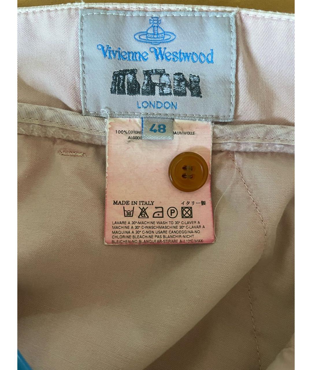 VIVIENNE WESTWOOD Розовые хлопковые шорты, фото 6