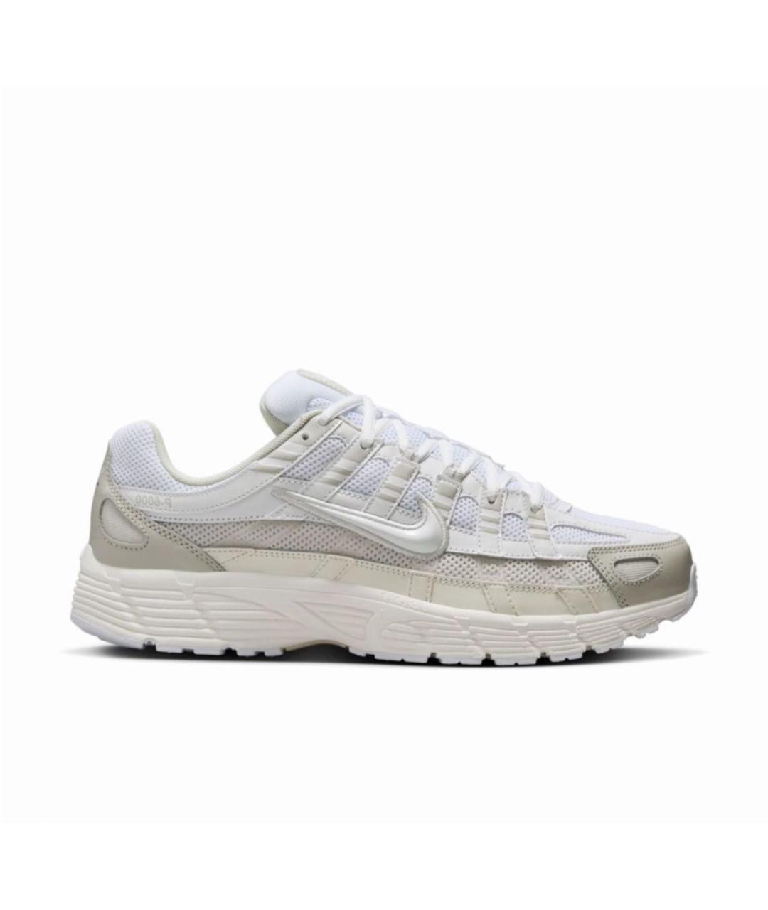 NIKE Бежевые текстильные низкие кроссовки / кеды, фото 1