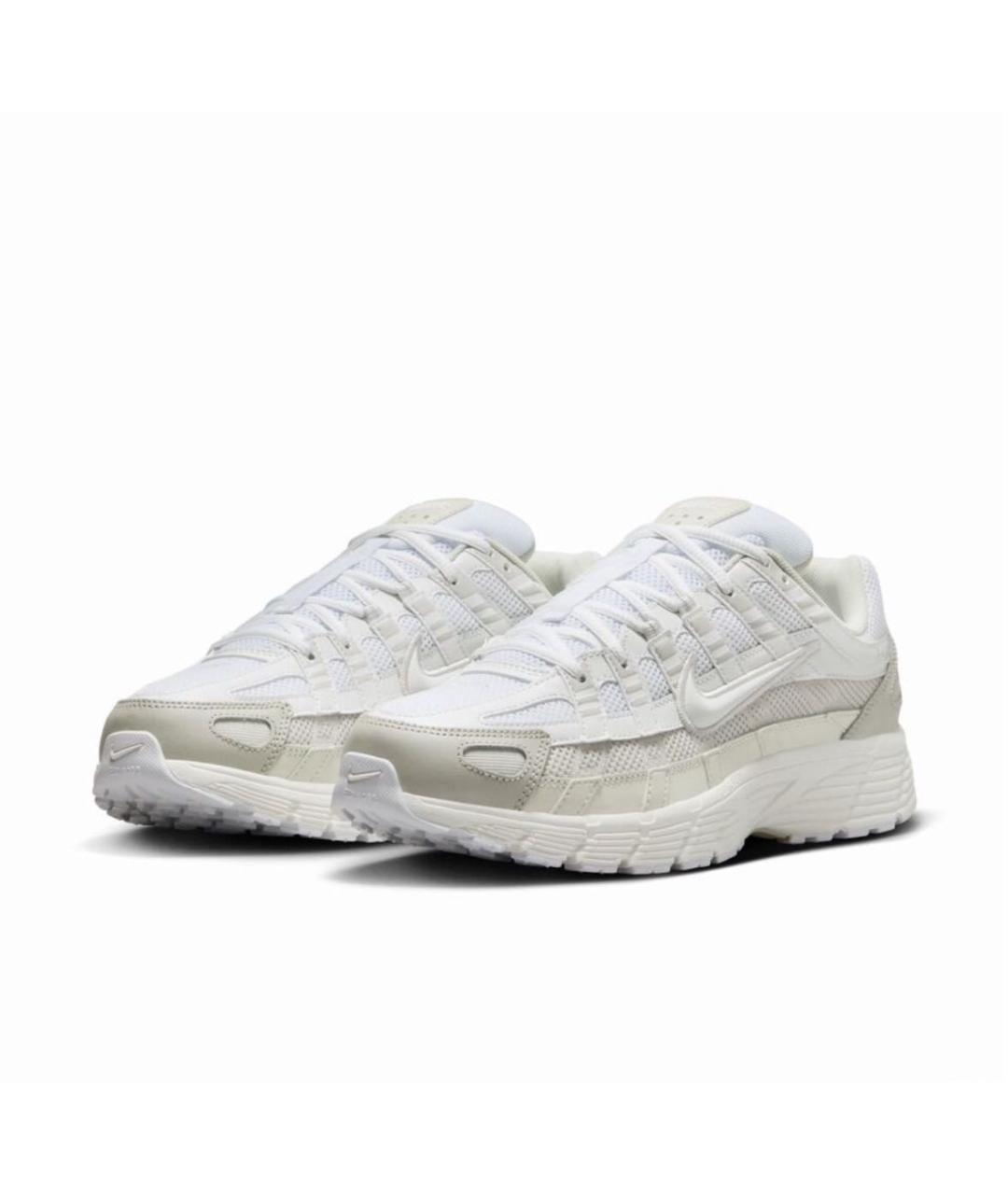 NIKE Бежевые текстильные низкие кроссовки / кеды, фото 2