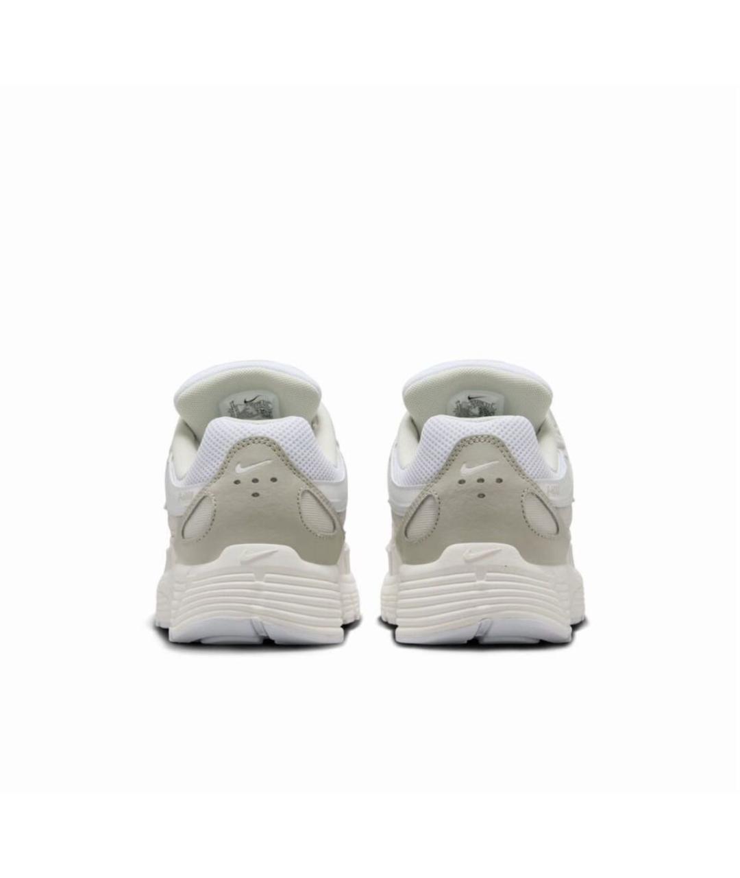 NIKE Бежевые текстильные низкие кроссовки / кеды, фото 4