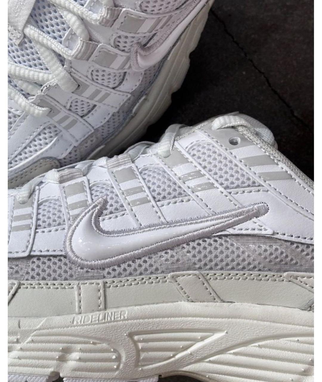 NIKE Бежевые текстильные низкие кроссовки / кеды, фото 6