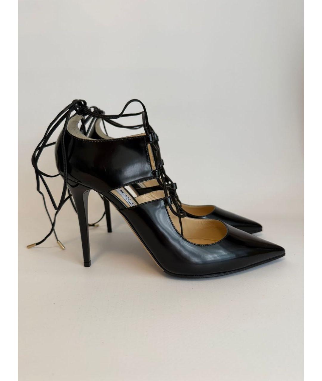 JIMMY CHOO Черные замшевые туфли, фото 6