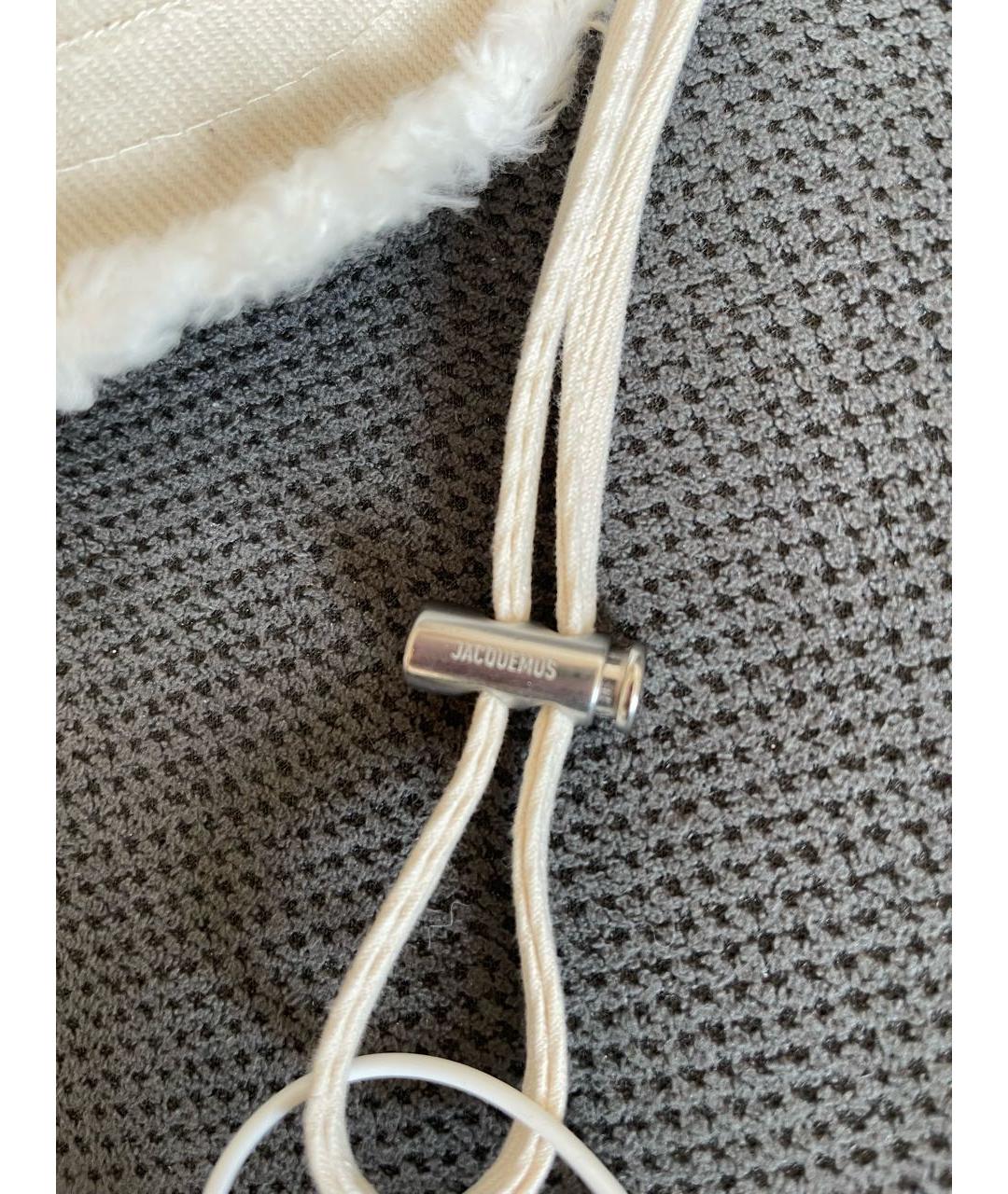 JACQUEMUS Белая хлопковая кепка, фото 7