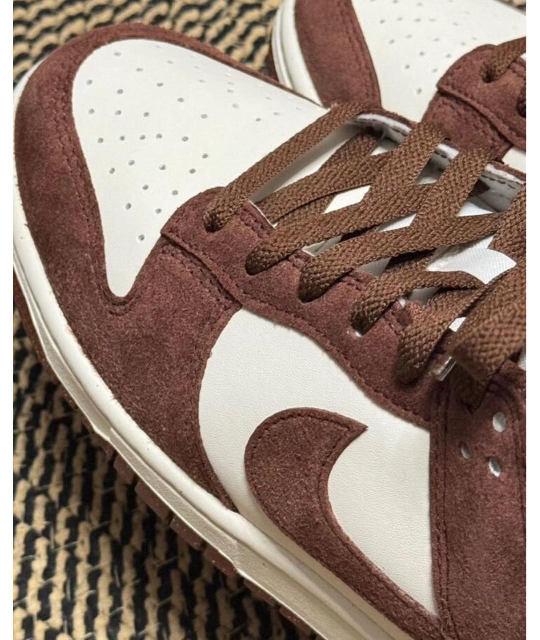 NIKE Бордовые замшевые кроссовки, фото 7