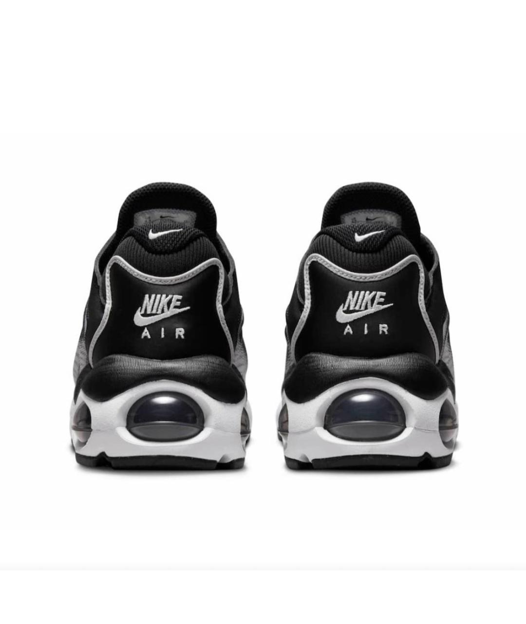 NIKE Черные текстильные низкие кроссовки / кеды, фото 4