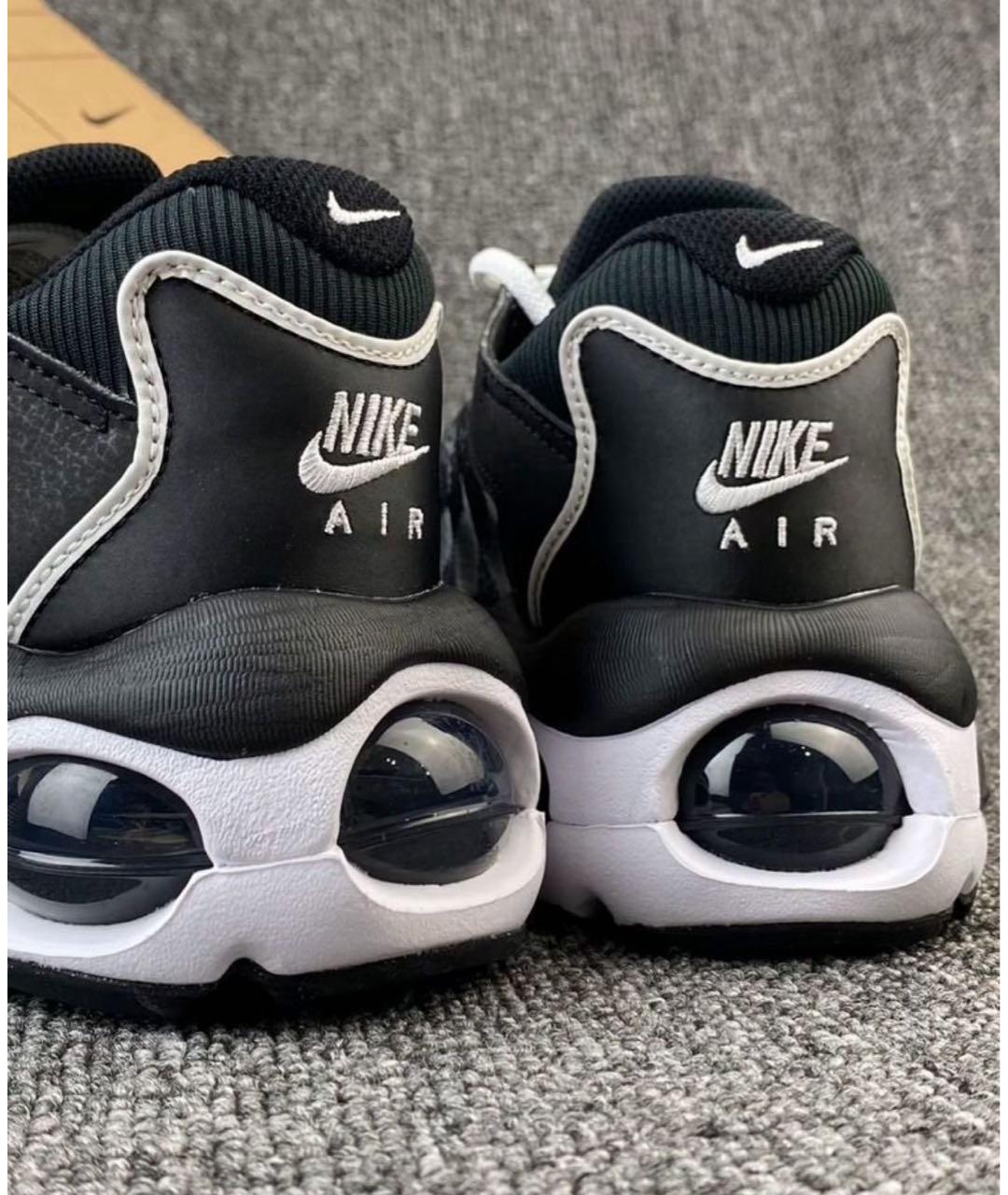 NIKE Черные текстильные низкие кроссовки / кеды, фото 5