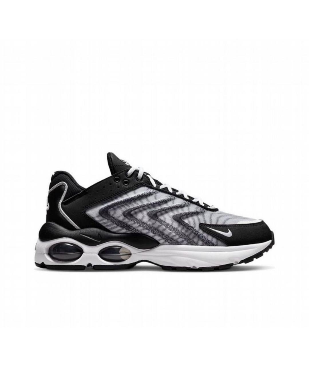 NIKE Черные текстильные низкие кроссовки / кеды, фото 9