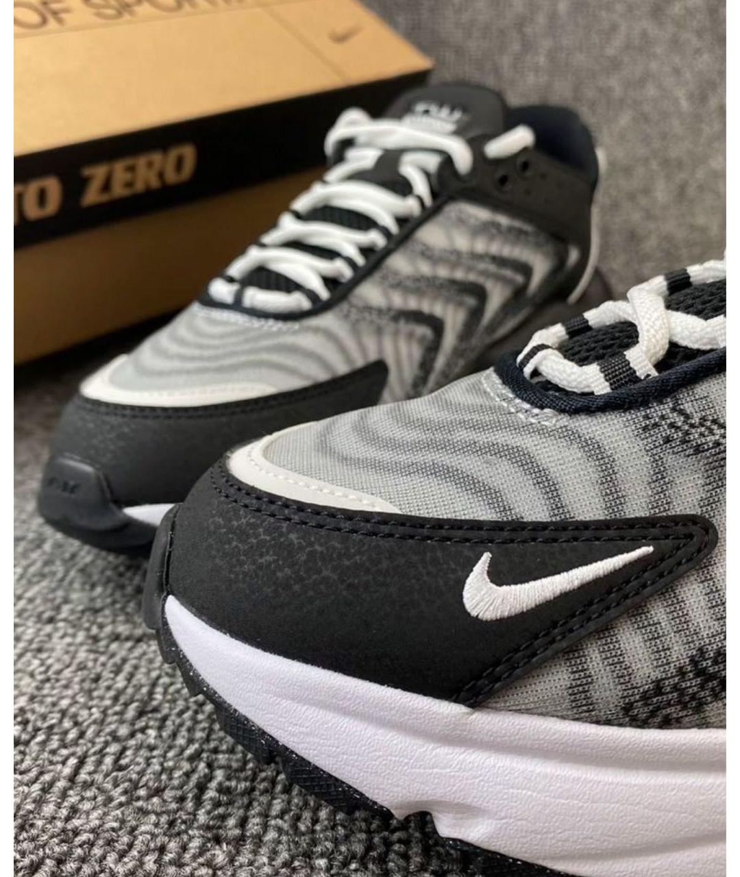 NIKE Черные текстильные низкие кроссовки / кеды, фото 7