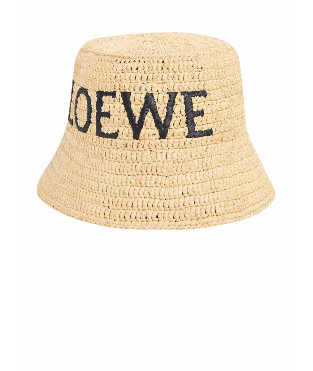 LOEWE Бежевая панама, фото 1