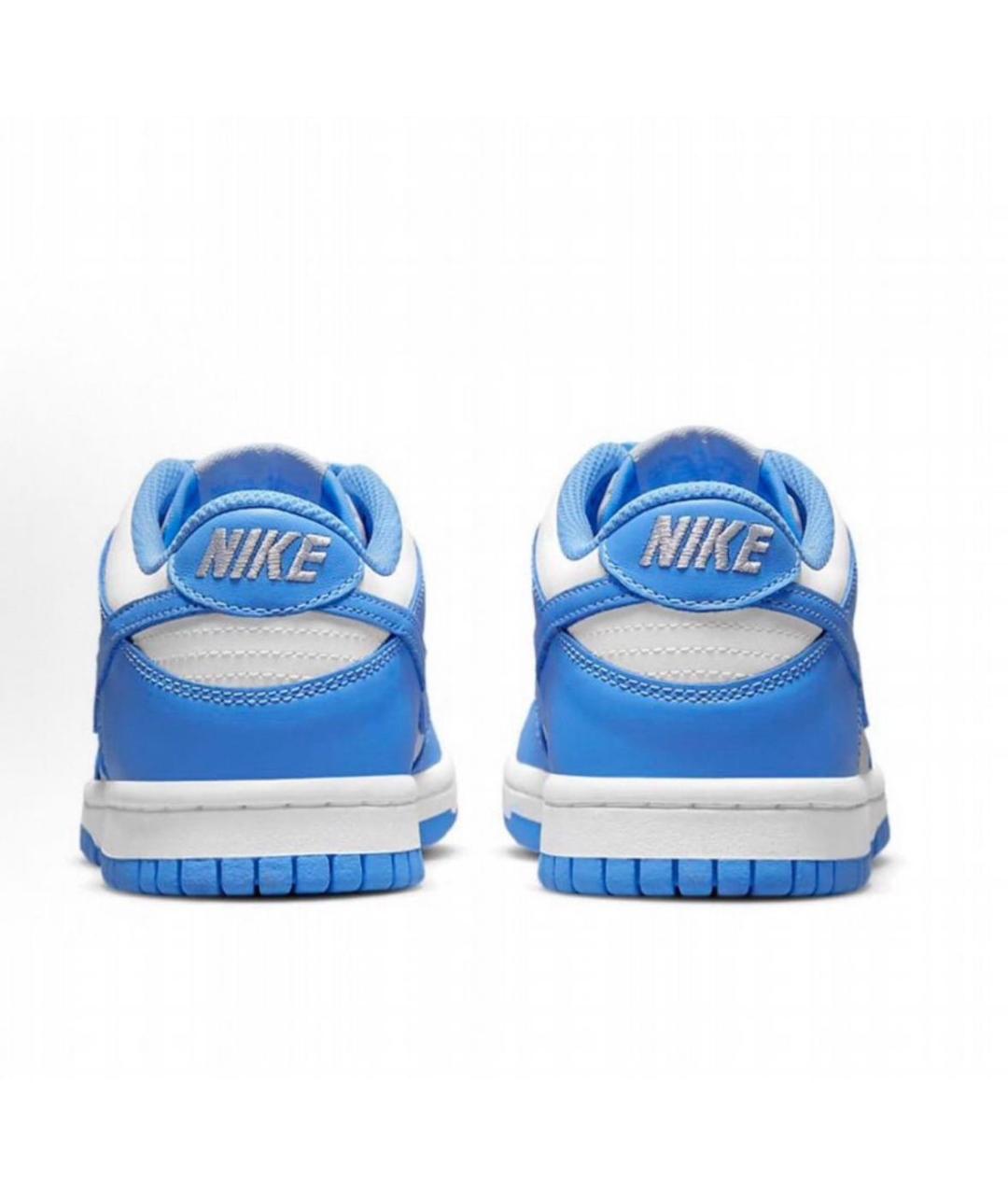 NIKE Голубые кожаные кроссовки, фото 4