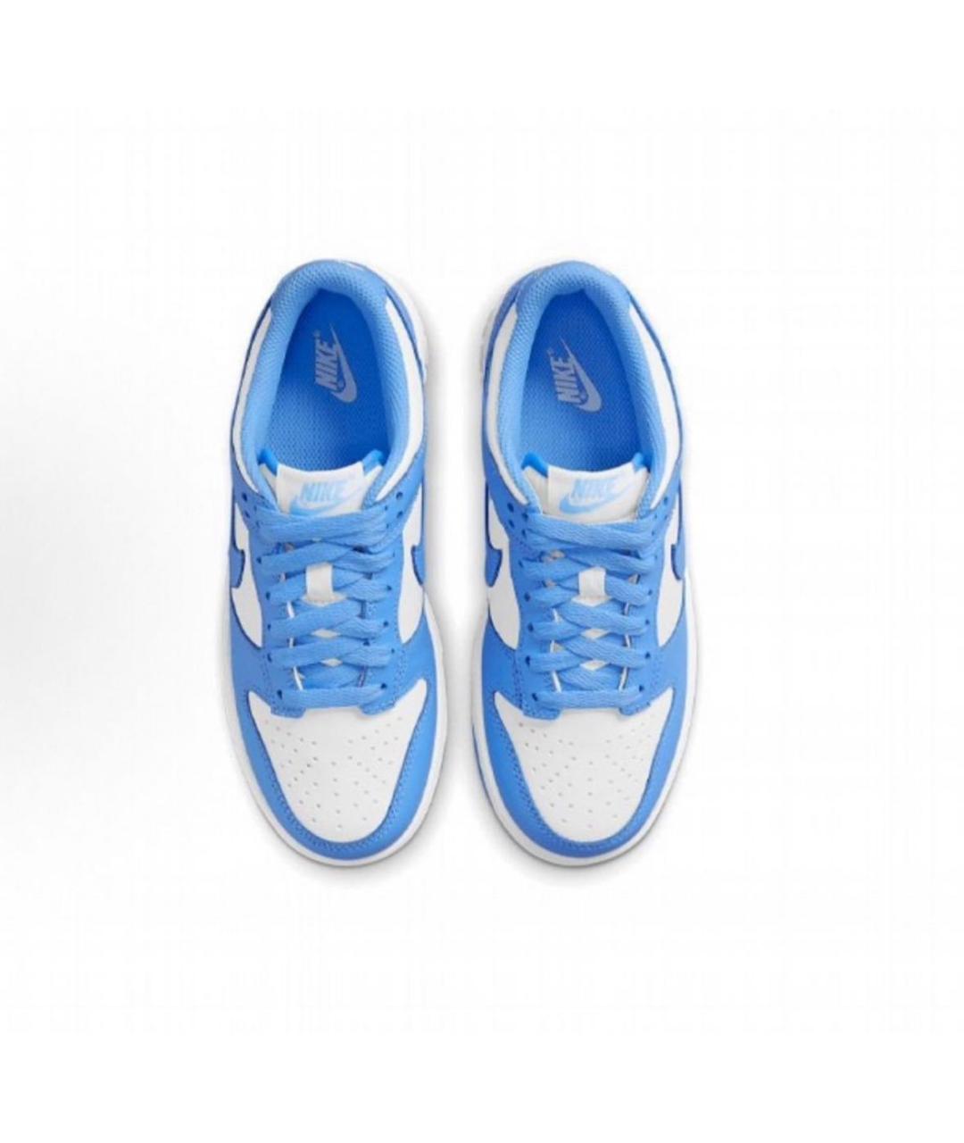 NIKE Голубые кожаные кроссовки, фото 3