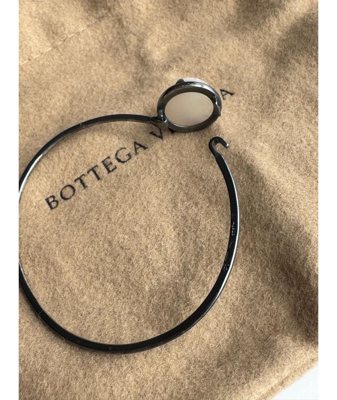 BOTTEGA VENETA Серебрянный серебряный браслет, фото 5