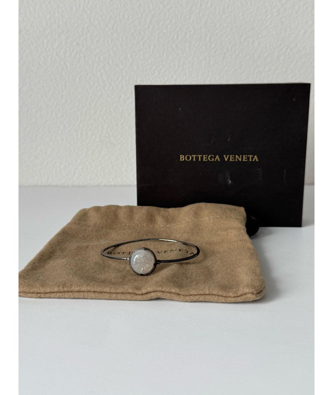 BOTTEGA VENETA Серебрянный серебряный браслет, фото 3