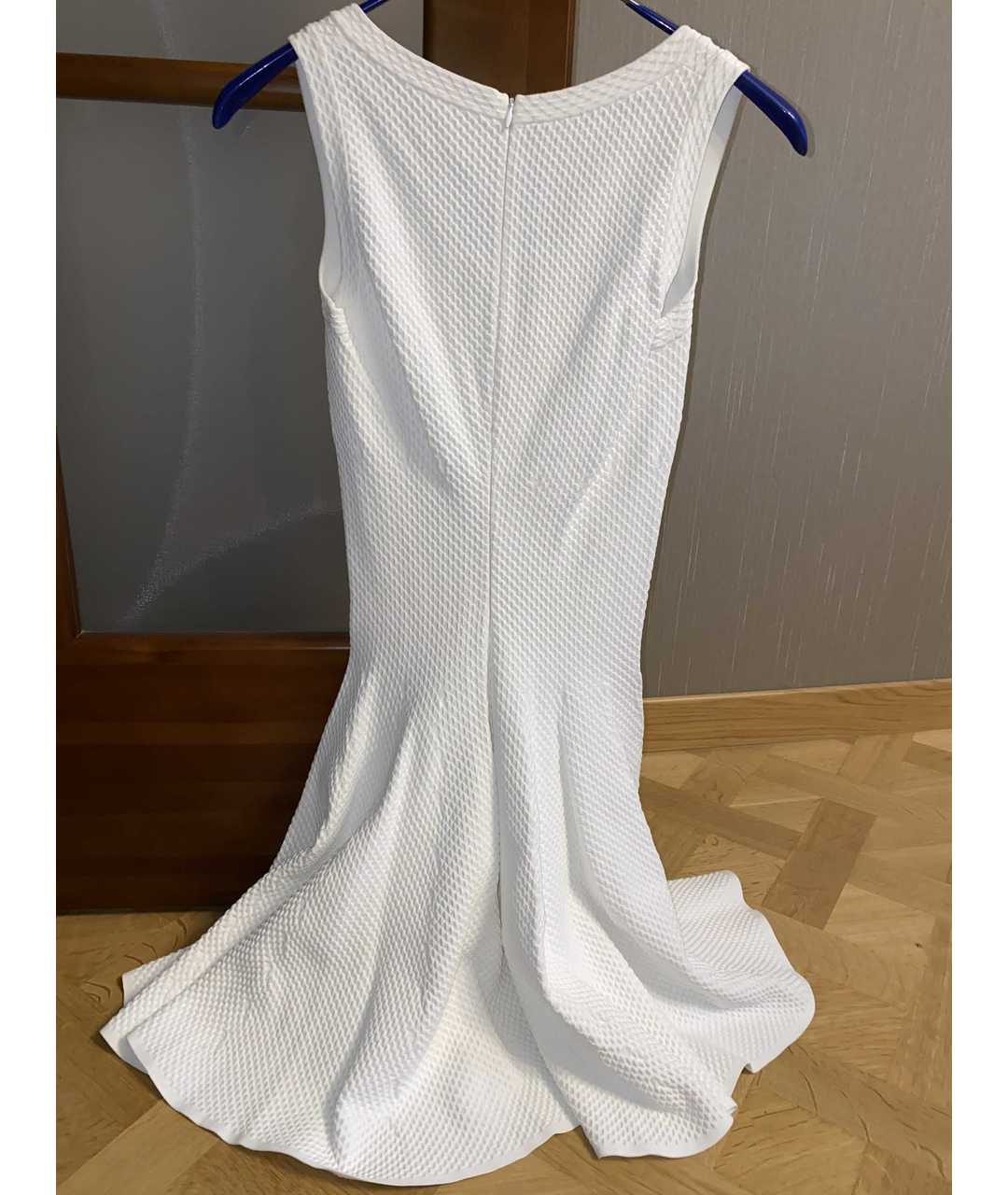 ALAIA Белое вискозное повседневное платье, фото 2