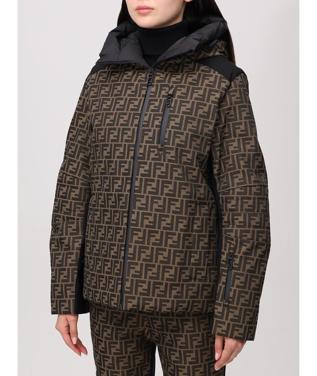 FENDI Коричневая спортивная куртка, фото 2