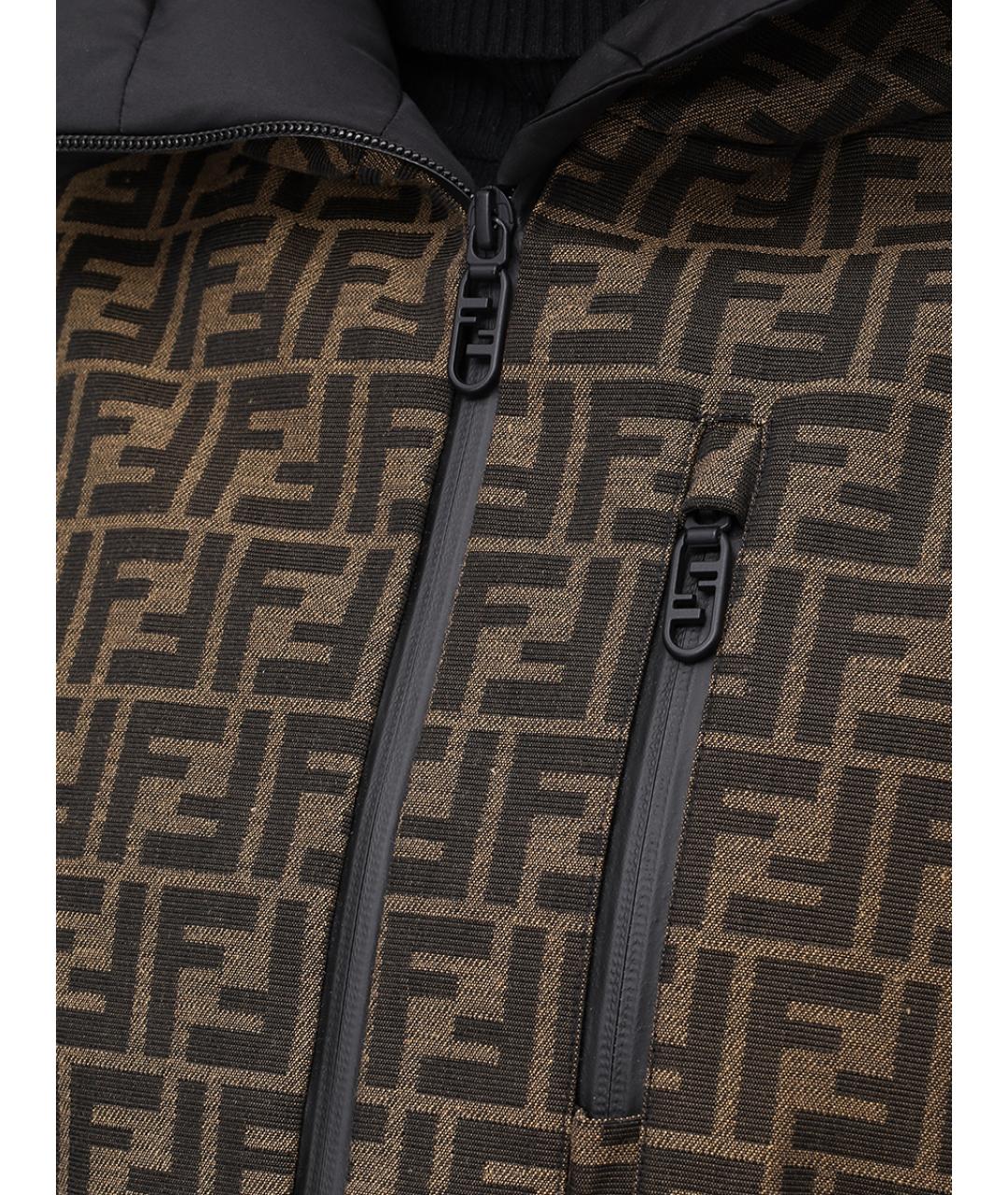FENDI Коричневая спортивная куртка, фото 3