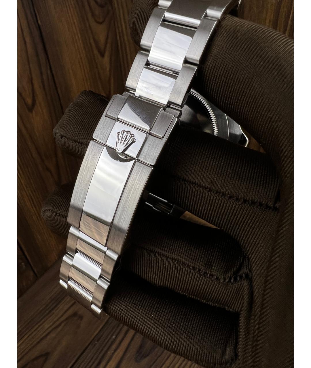 ROLEX Серебряные металлические часы, фото 5