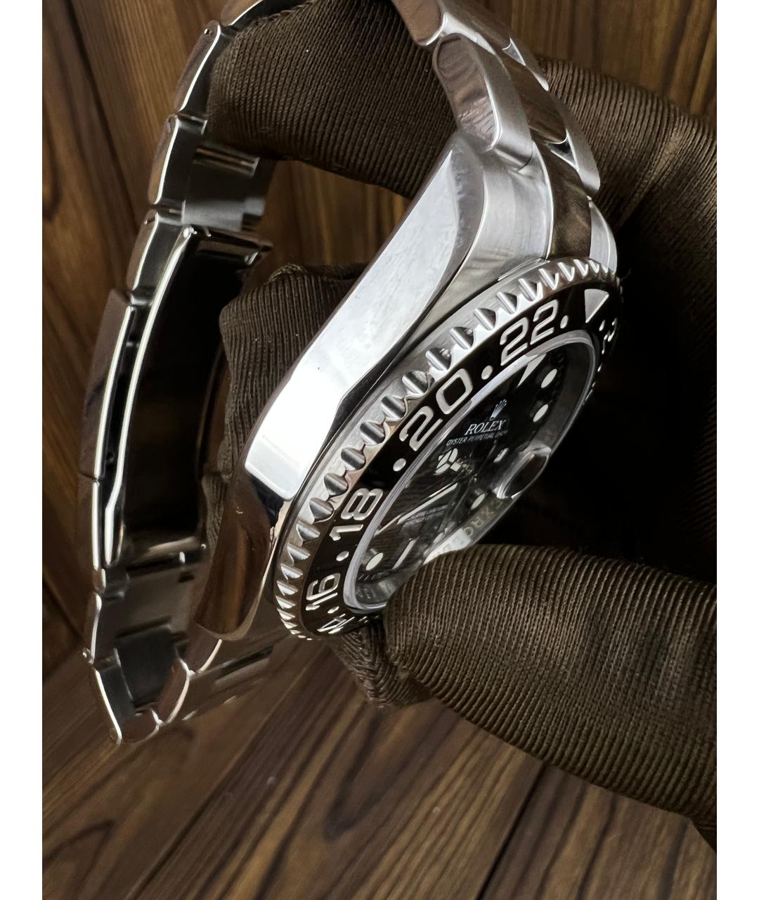 ROLEX Серебряные металлические часы, фото 4