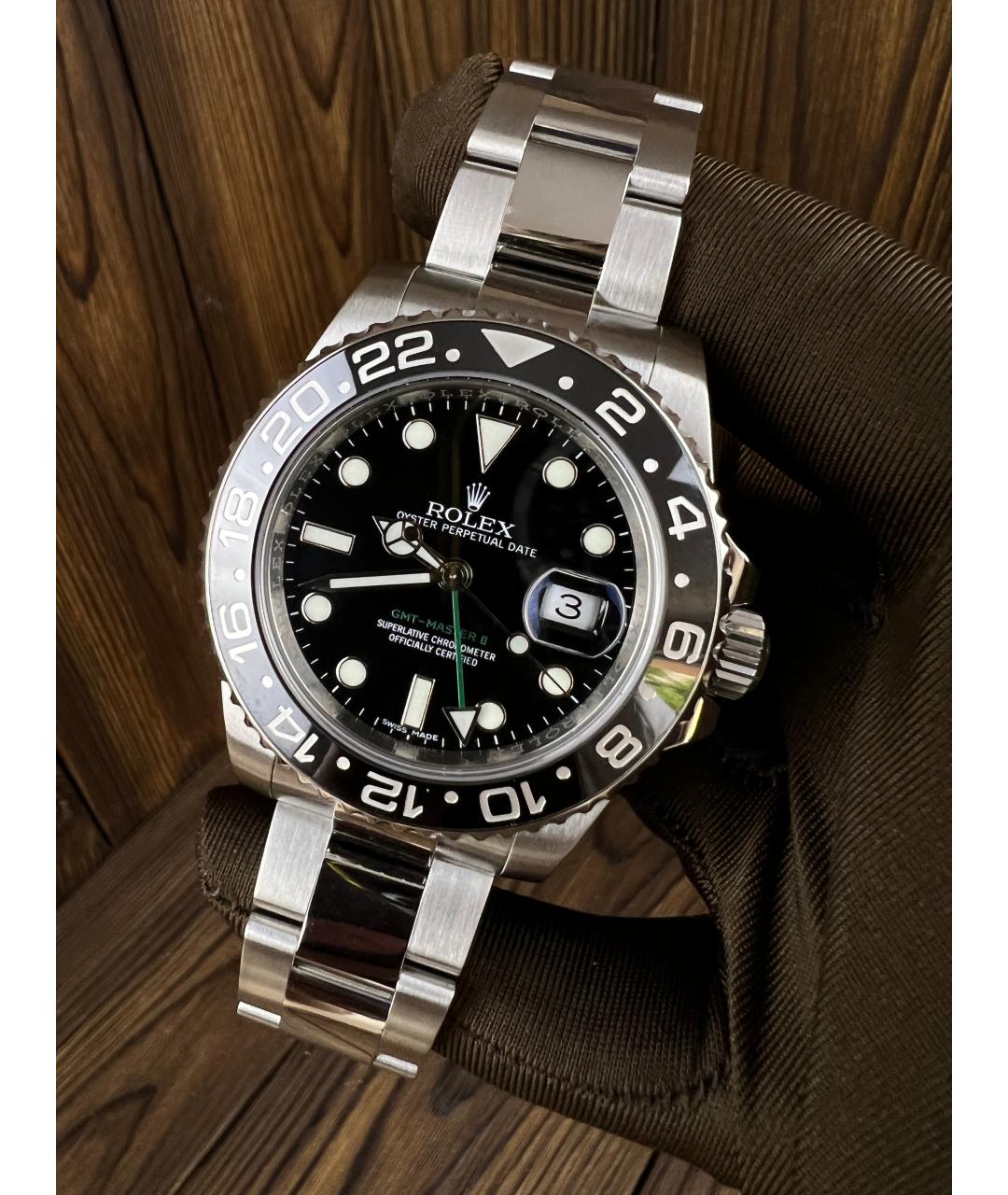 ROLEX Серебряные металлические часы, фото 2