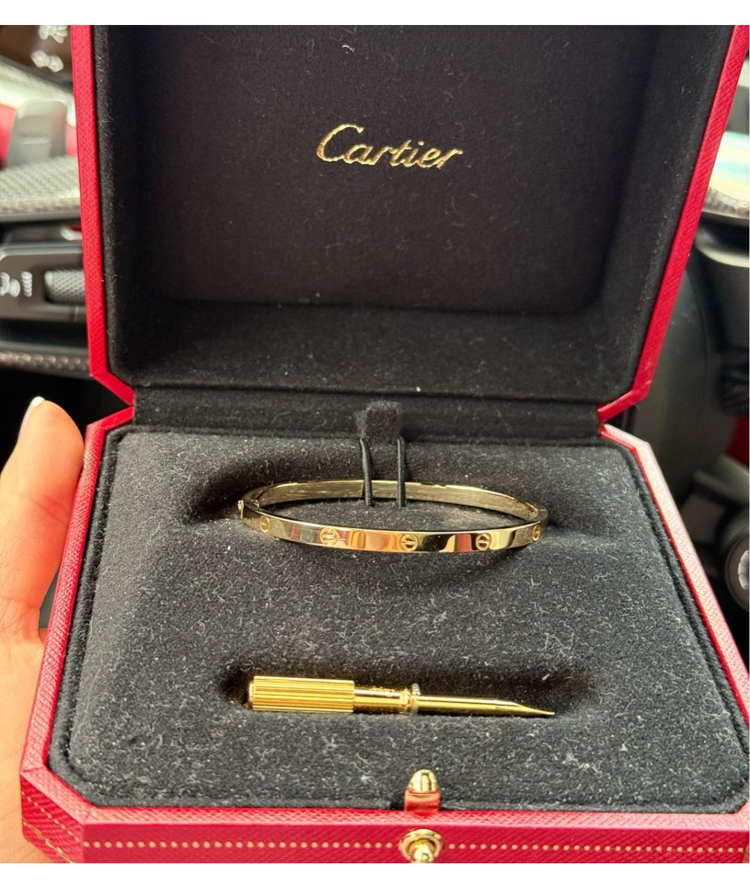CARTIER Золотой браслет из желтого золота, фото 2