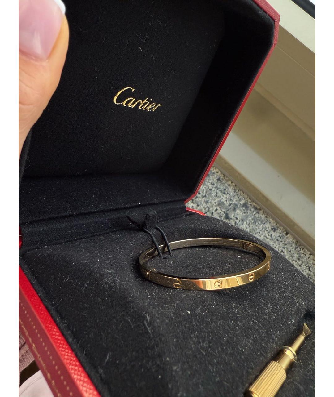 CARTIER Золотой браслет из желтого золота, фото 5