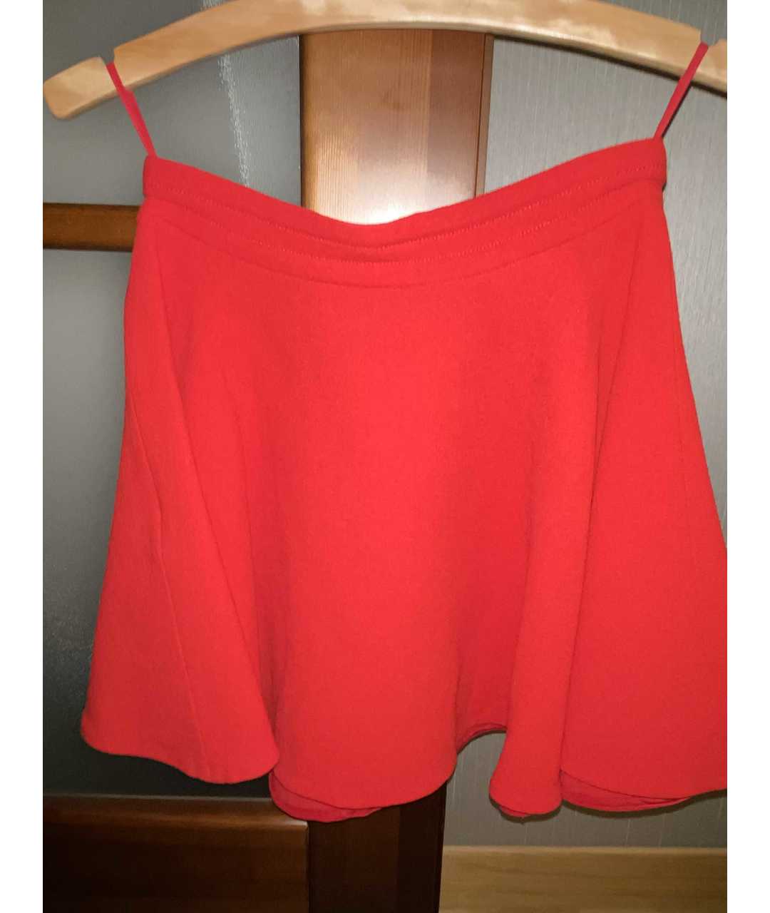 MIU MIU Красная юбка мини, фото 2