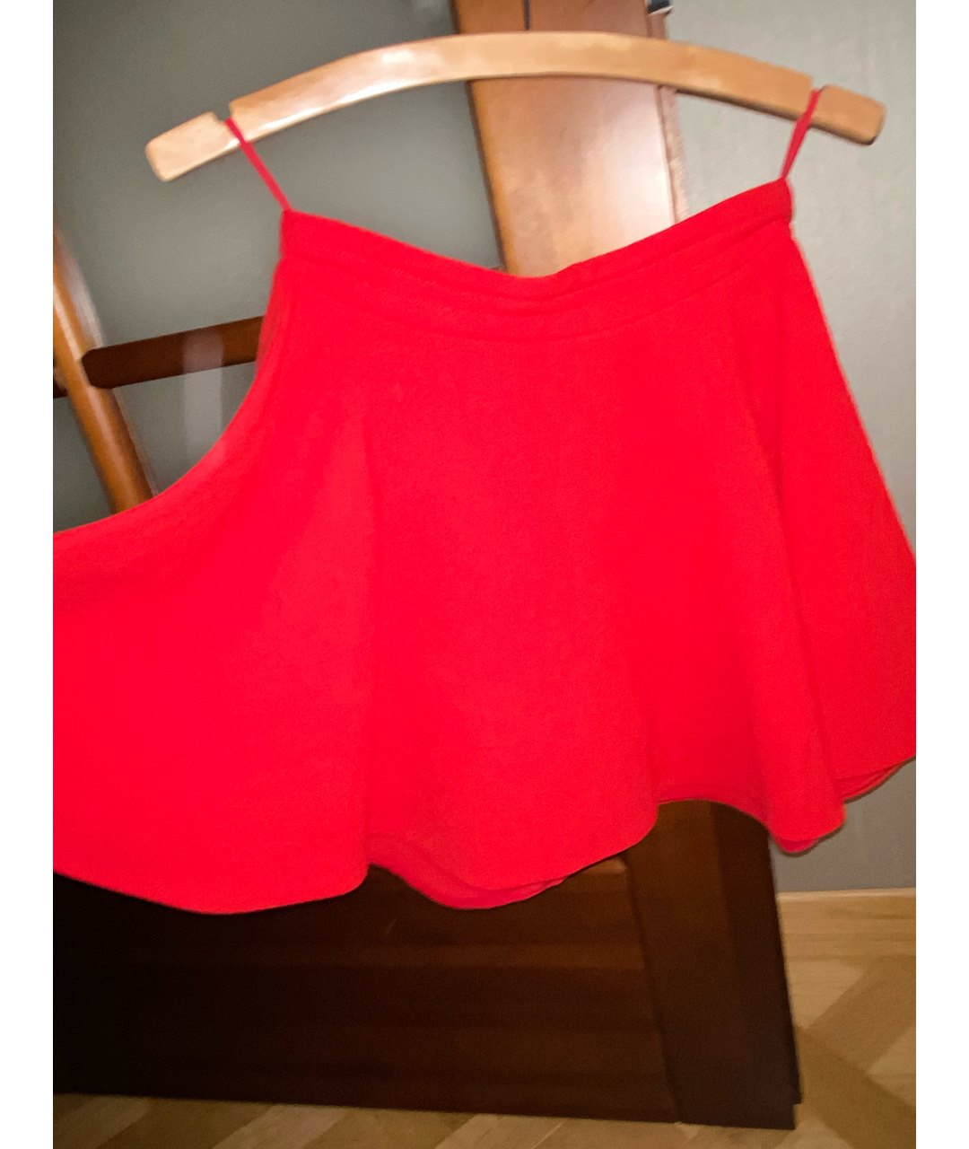 MIU MIU Красная юбка мини, фото 3