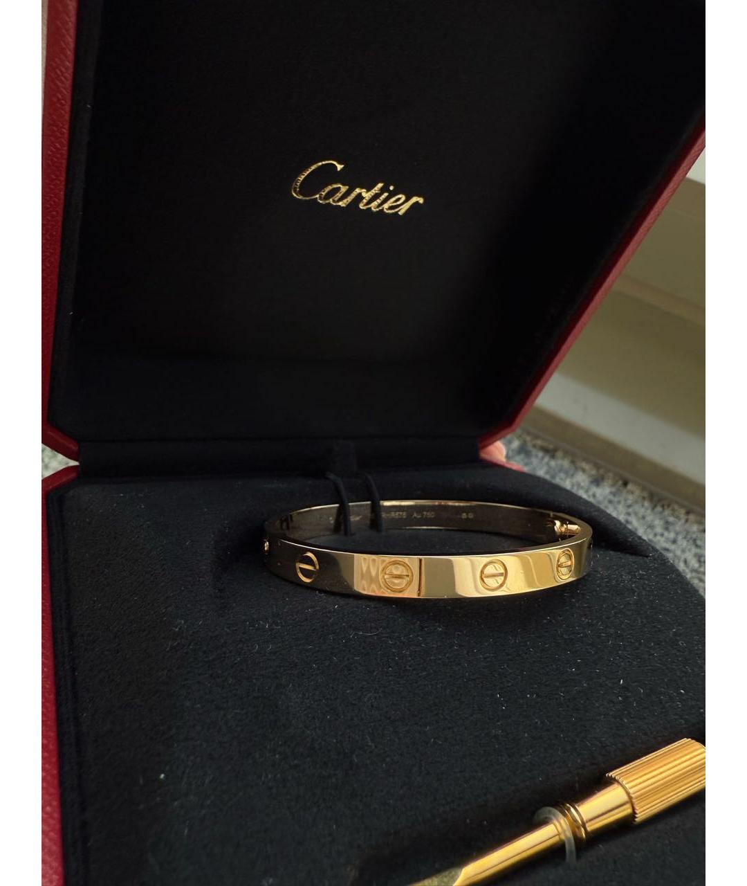 CARTIER Золотой браслет из желтого золота, фото 4