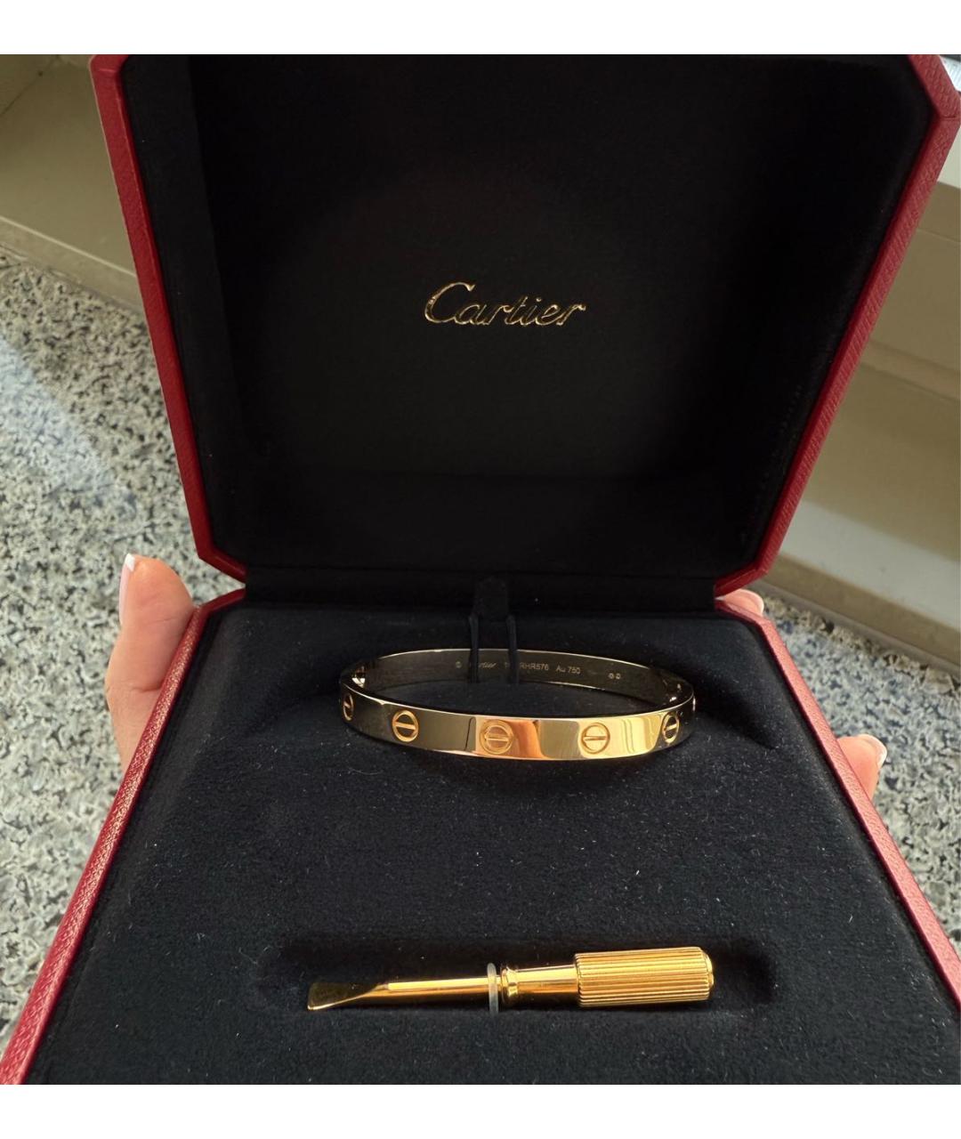 CARTIER Золотой браслет из желтого золота, фото 6