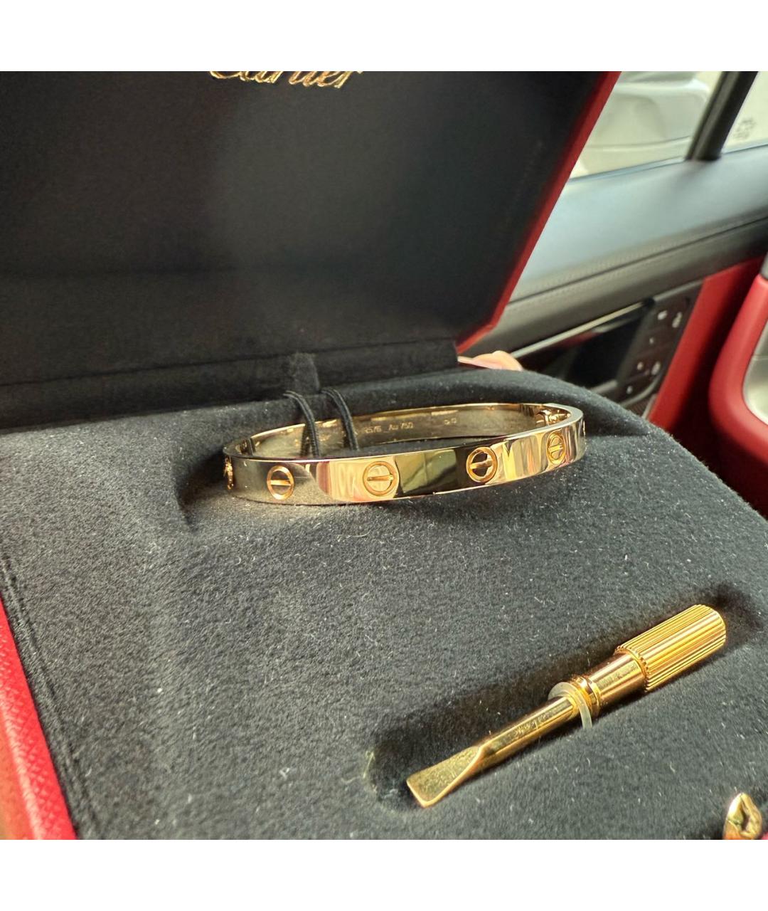 CARTIER Золотой браслет из желтого золота, фото 2