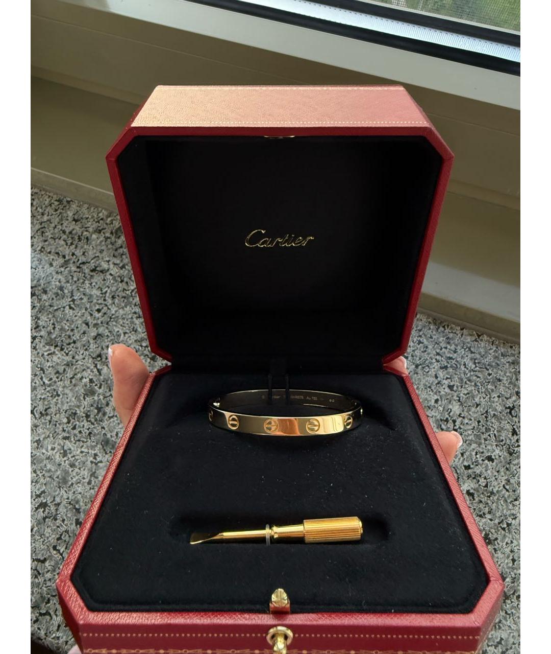CARTIER Золотой браслет из желтого золота, фото 5