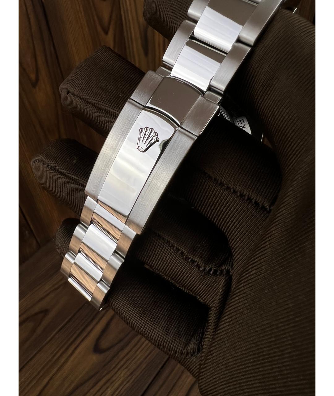 ROLEX Серебряные металлические часы, фото 5