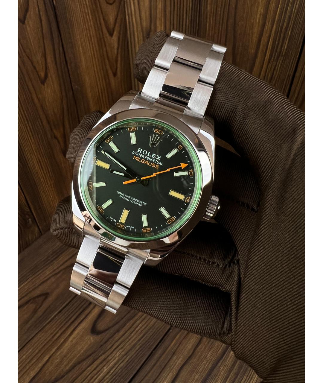 ROLEX Серебряные металлические часы, фото 2