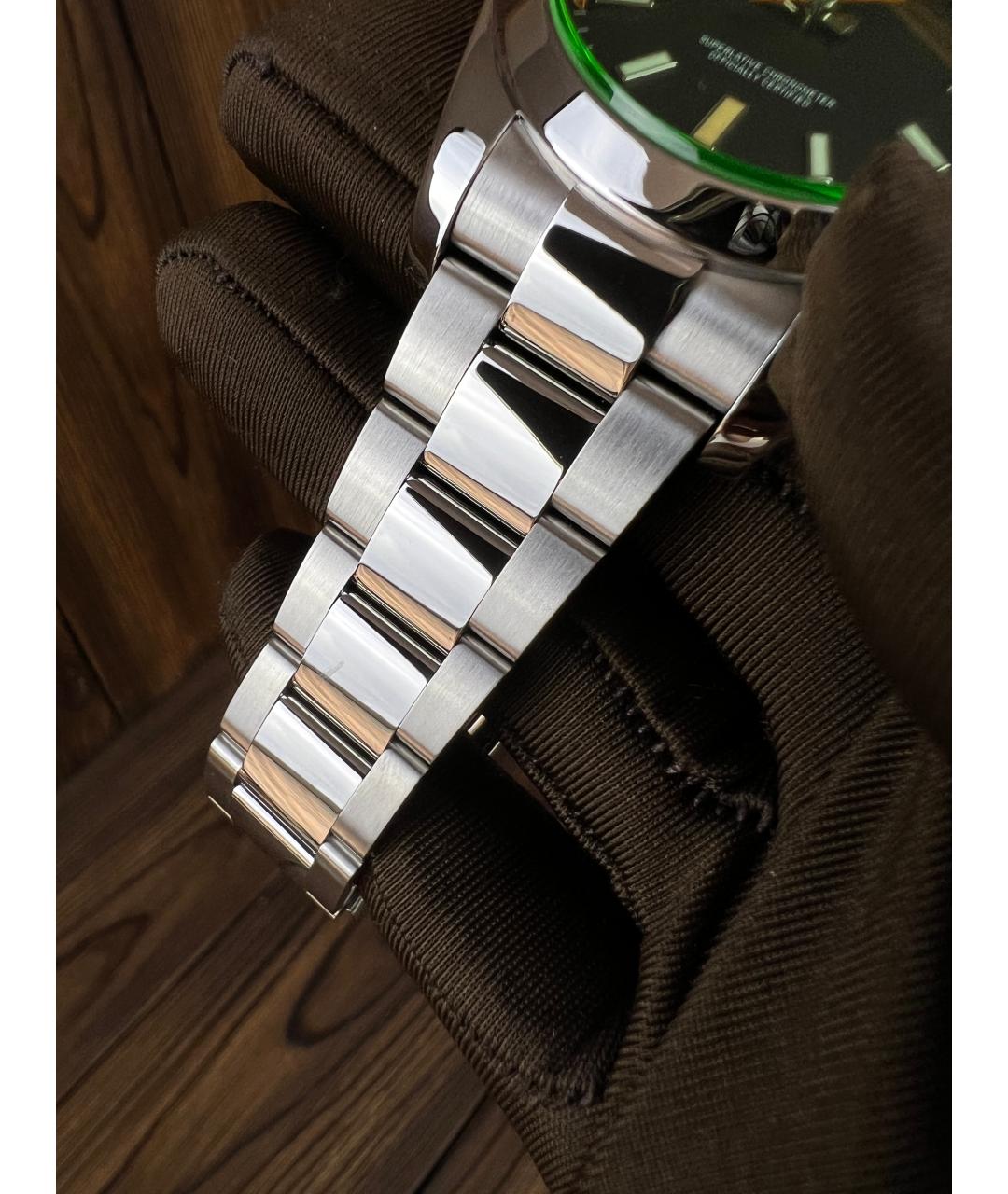 ROLEX Серебряные металлические часы, фото 6