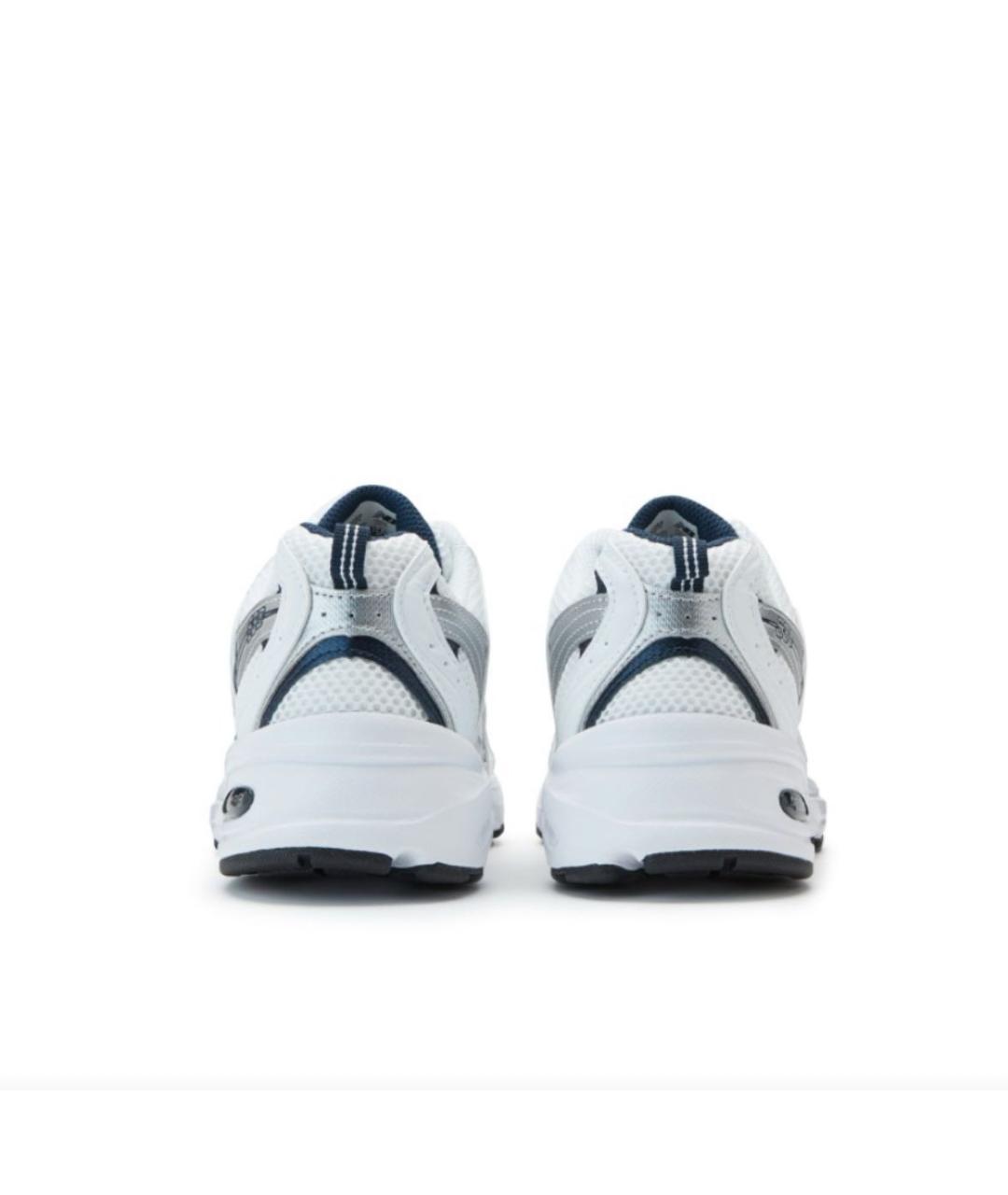 NEW BALANCE Серебряные текстильные кроссовки, фото 4