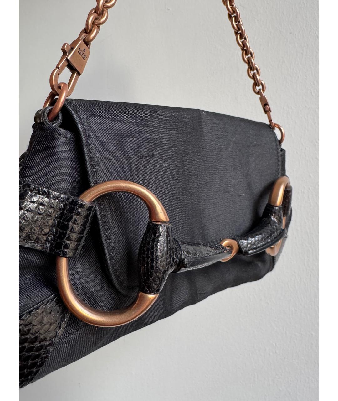 GUCCI Черная сумка с короткими ручками, фото 5
