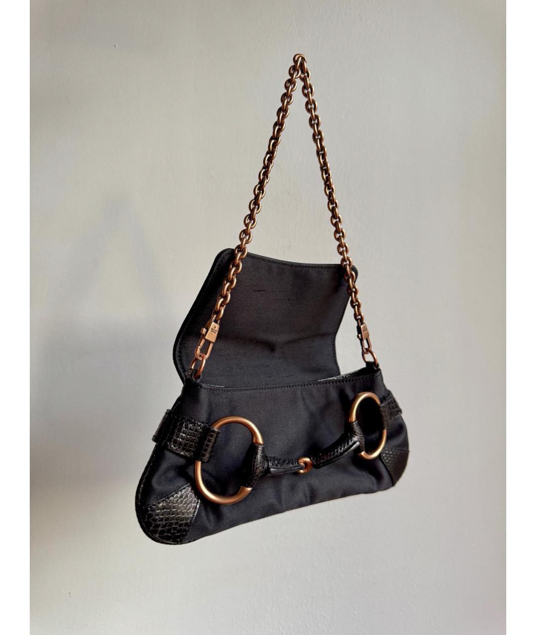 GUCCI Черная сумка с короткими ручками, фото 7