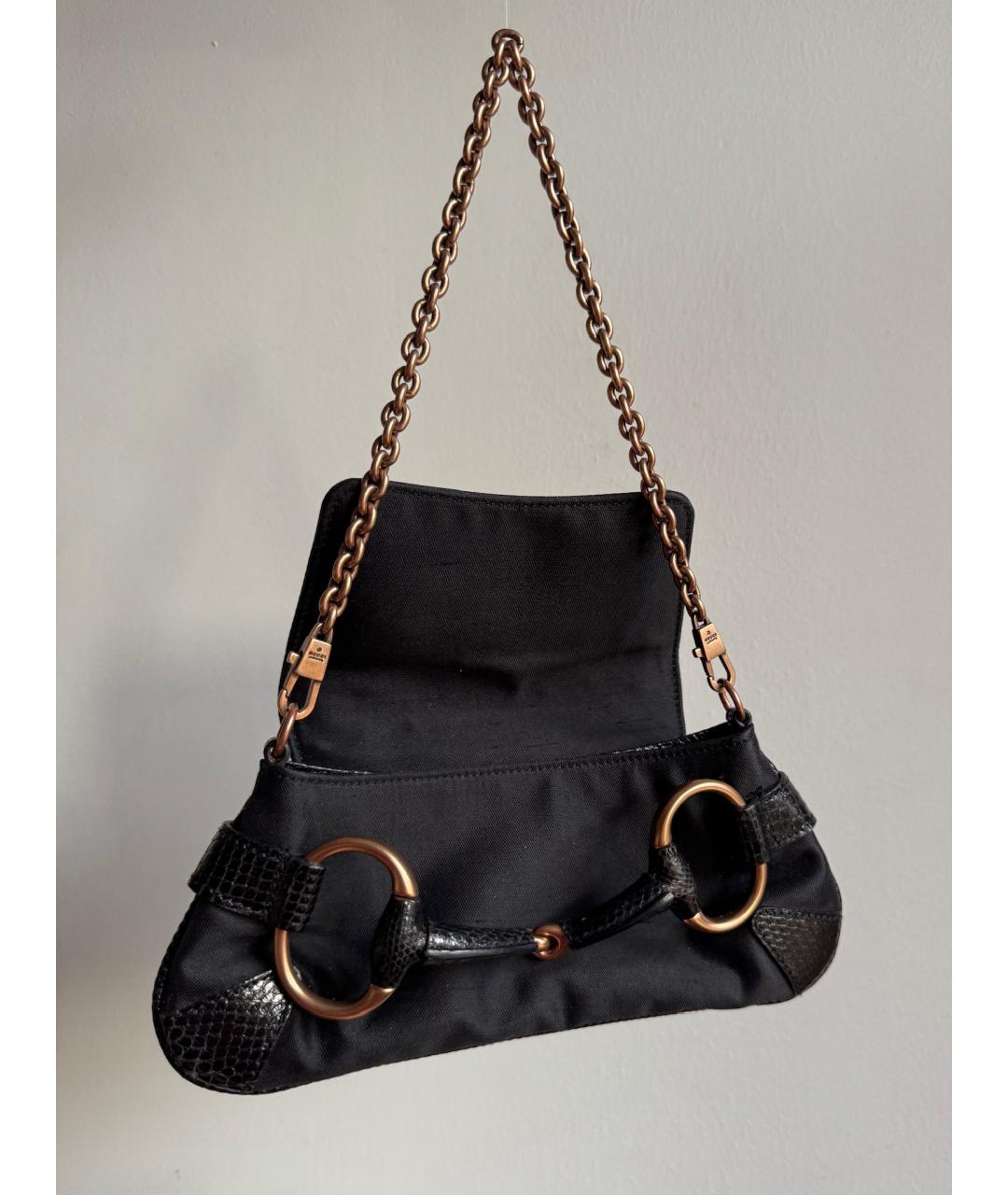 GUCCI Черная сумка с короткими ручками, фото 6