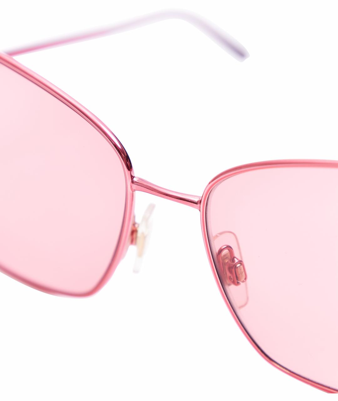 DOLCE&GABBANA Розовые металлические солнцезащитные очки, фото 6