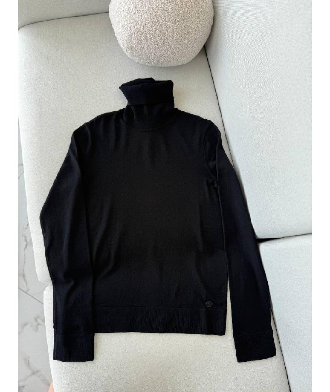 CHANEL Черная водолазка, фото 3