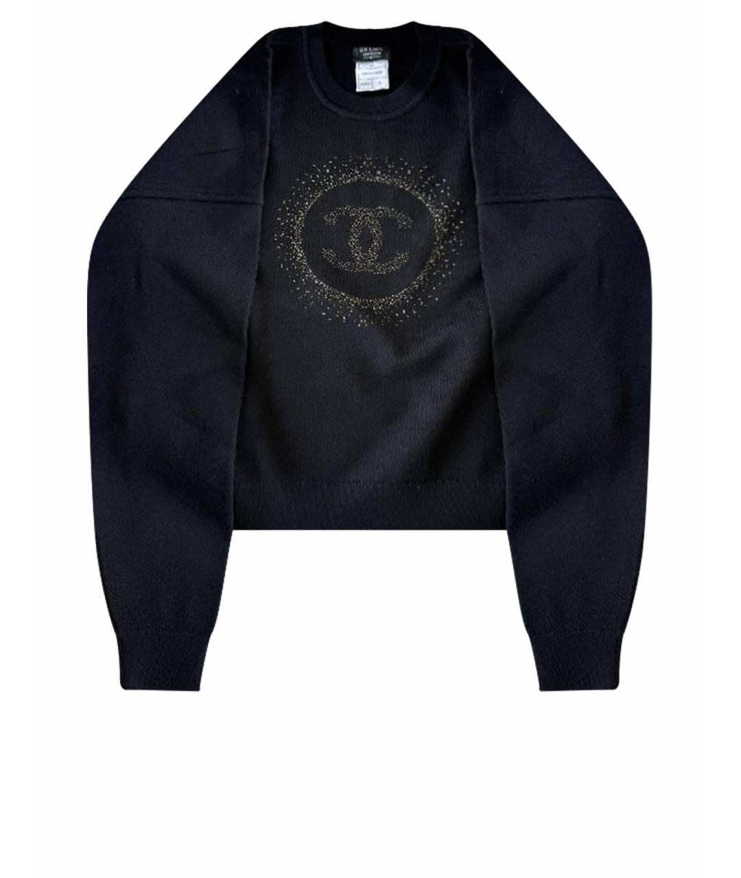 CHANEL Черный джемпер / свитер, фото 1