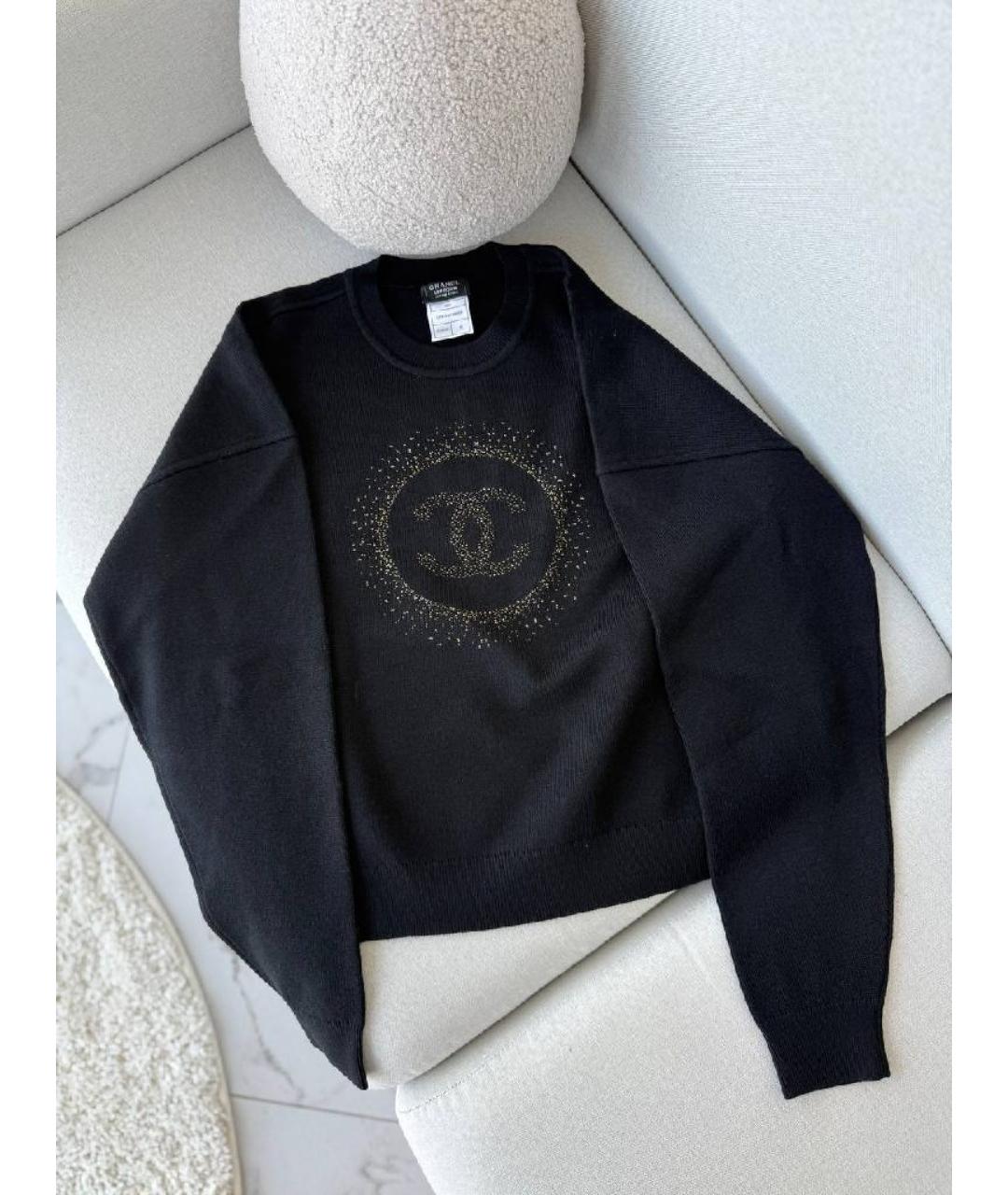 CHANEL Черный джемпер / свитер, фото 6