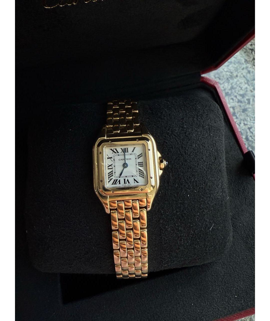 CARTIER Золотые часы из желтого золота, фото 3