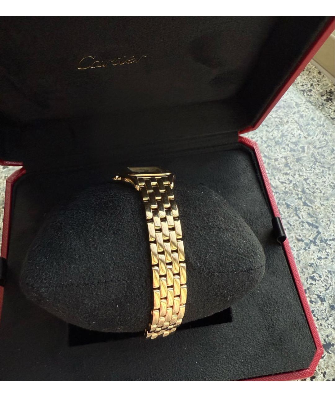 CARTIER Золотые часы из желтого золота, фото 4