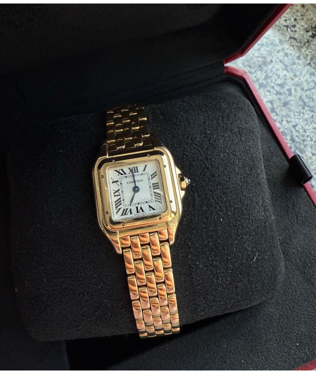 CARTIER Золотые часы из желтого золота, фото 6